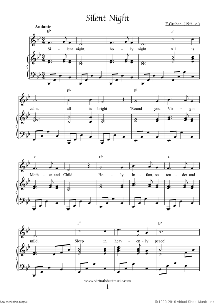How To Play Silent Night On The Piano