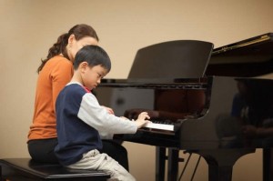 Piano lesson for kids